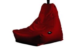 Mini B-Bag Polyester Luxury Kids Garden Bean Bag - Red